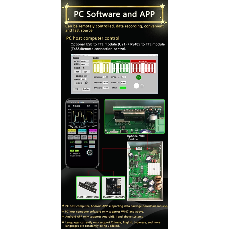 Dc Power Supply Variable - Stable Performance-WZ5005 Power Module Adjustable Regulated