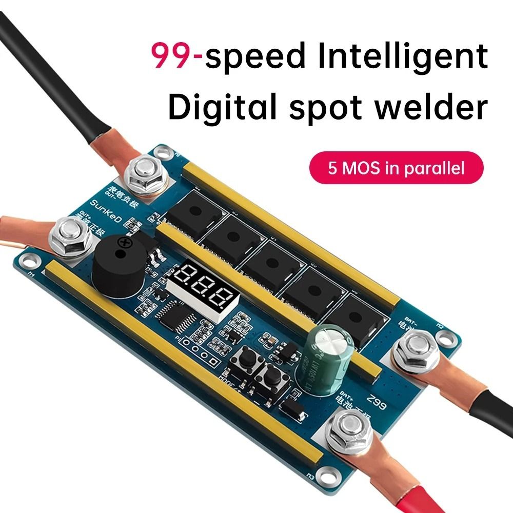Diy Electronics Spot Welder - Portable 12V Spot Welder Digital Display