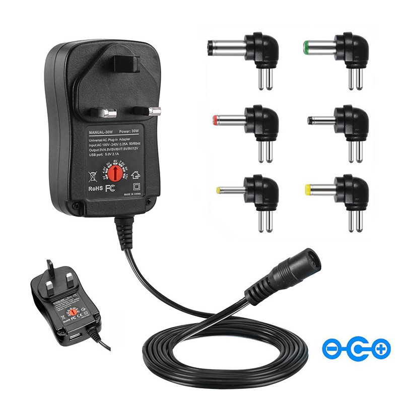 Dc Power Supply Variable - 30W Universal AC/DC Adapter Adjustable Power