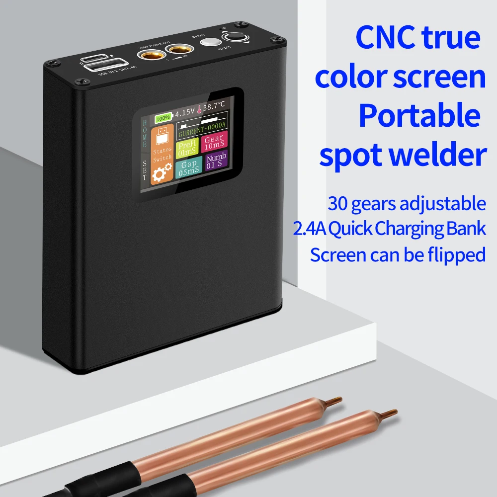 Diy Electronics Spot Welder - Digital Display Spot Welder 0.1-0.25MM Nickel