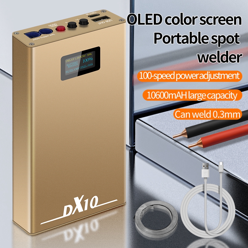 Diy Electronics Spot Welder - 10600mah DX10 Handheld Spot Welder Machine