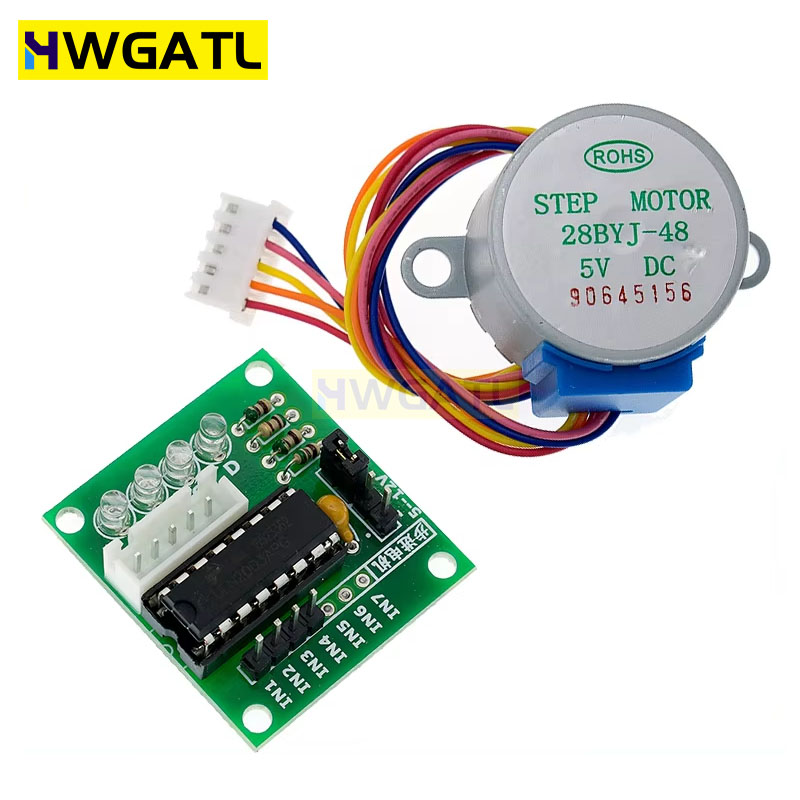 Stepper Motor 28Byj - HWGATL 5V 4-Phase 28BYJ-48 DC Gear