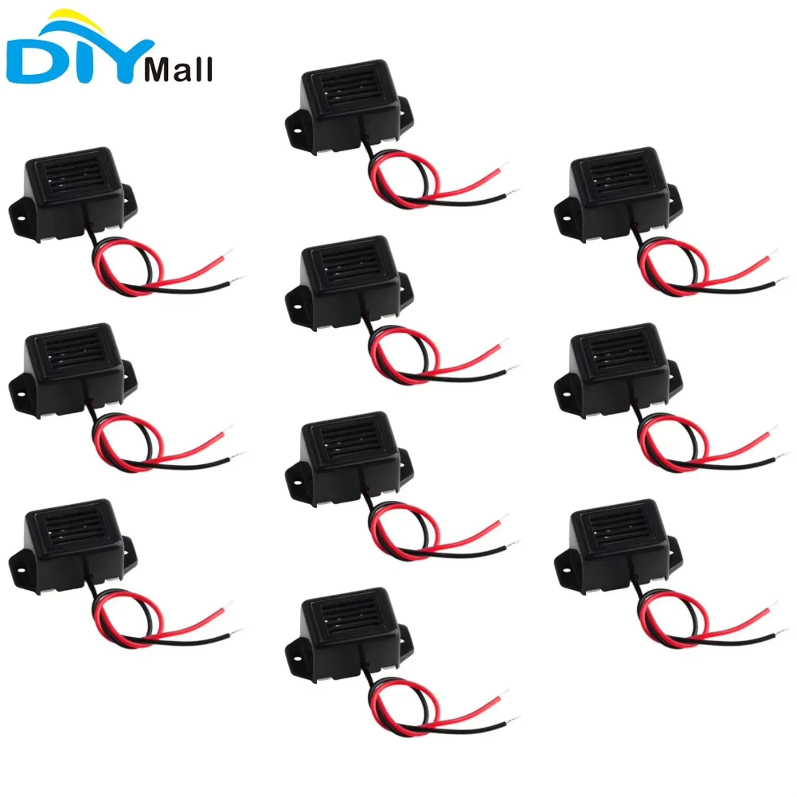 Diy Projects With Electronics - 10Pcs DC 12V Mini Mechanical Buzzer
