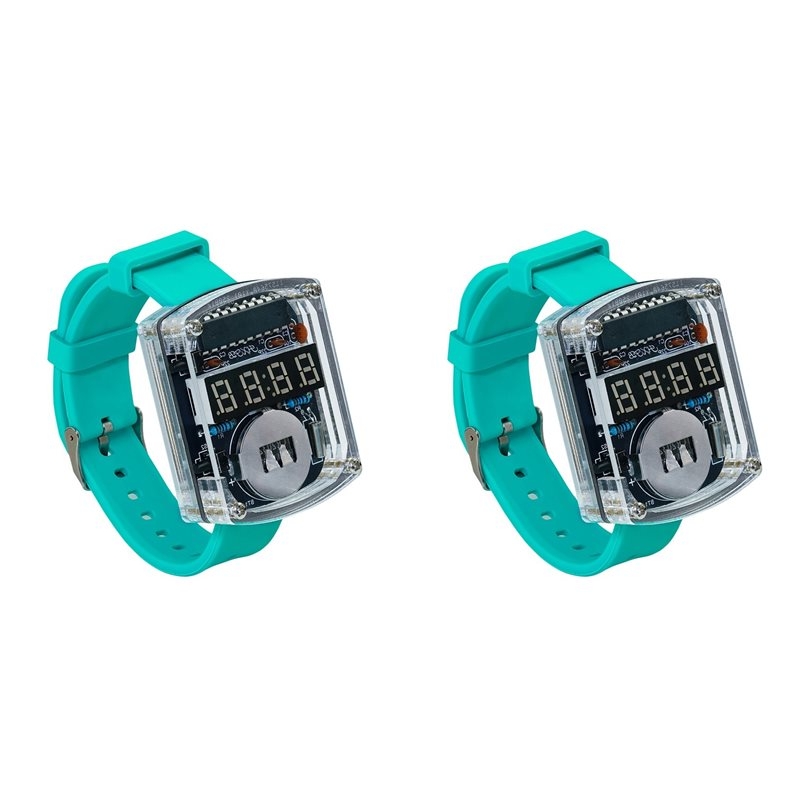 Diy Projects With Electronics - 2X DIY Watch LED Watch Electronic