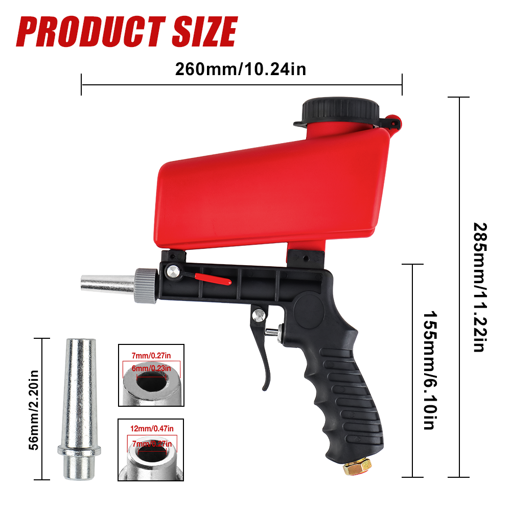 90psi Gravity Sandblasting Gun - đánh giá và giá Diy Electronics Power Supply