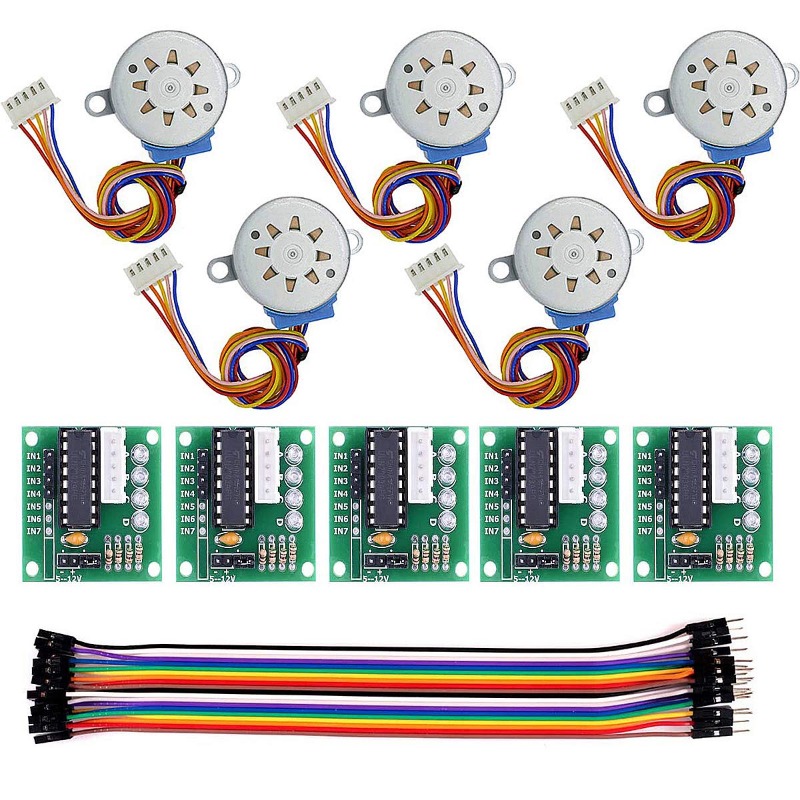 5Sets ULN2003 28BYJ-48 5V Step - đánh giá và giá Stepper Motor 28Byj