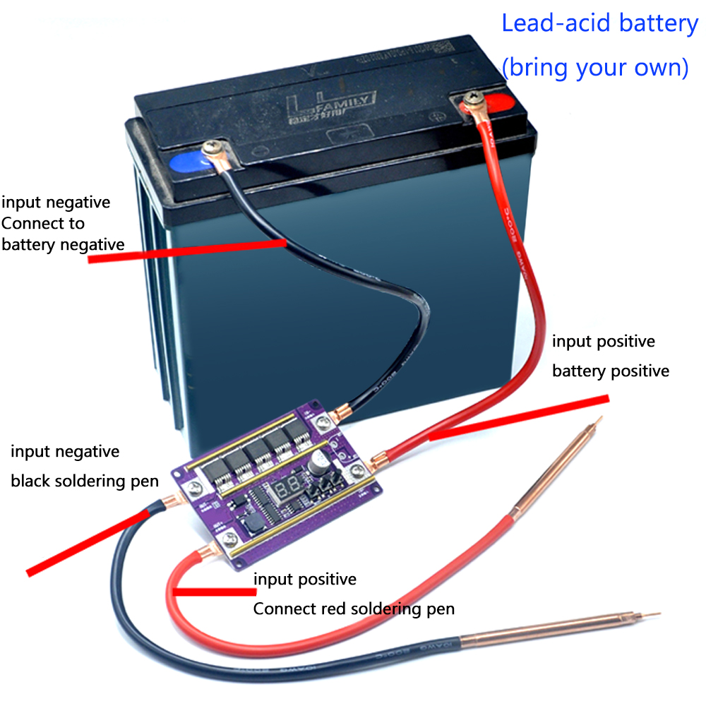 12V Spot Welder DIY Kits Power - đánh giá và giá Diy Electronics Spot Welder