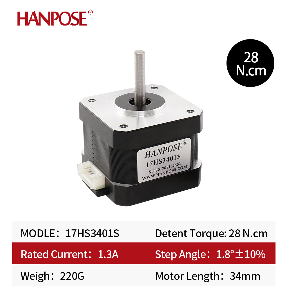 Nema 17 Stepper Motor 17HS3401 - đánh giá và giá Stepper Motor 28Byj