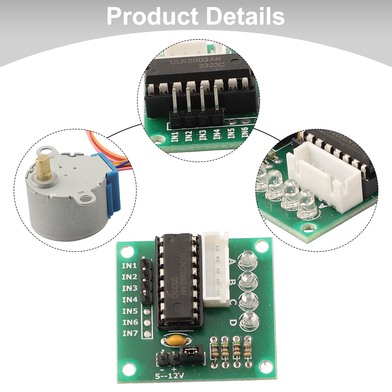 5V 4-Phase Stepper Motor 28BYJ - đánh giá và giá Stepper Motor 28Byj