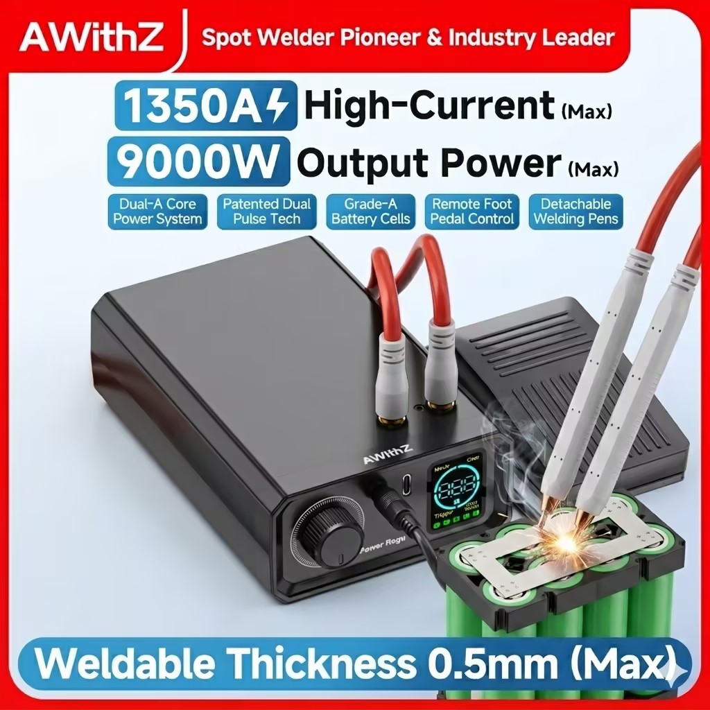 Awithz 9000W Spot Welder High  - đánh giá và giá Diy Electronics Spot Welder