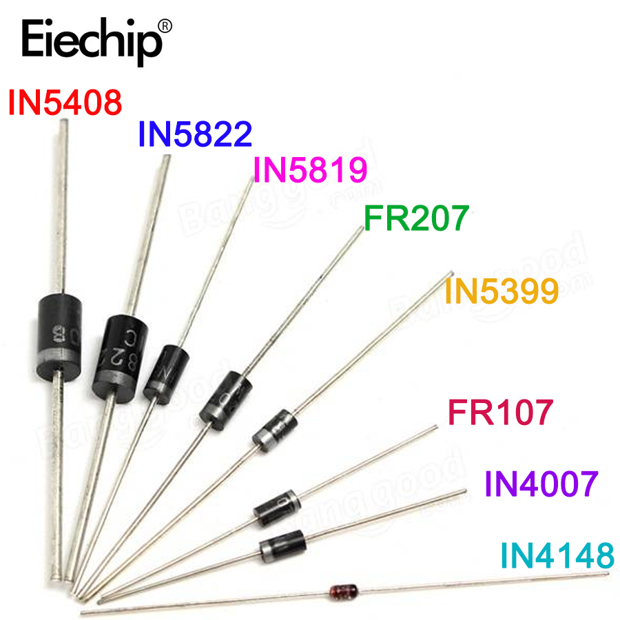 100 Cái/lốc CHỈNH LƯU Diode Bộ - đánh giá và giá Diy Motorcycle Electronics