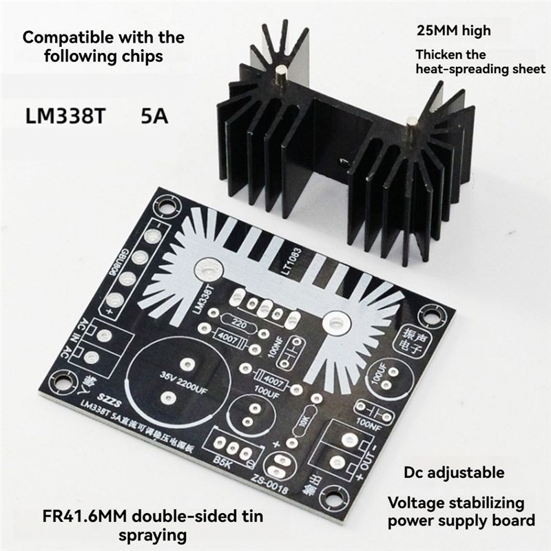 ABNR Adjustable Linear Regulat - đánh giá và giá Diy Electronics Filament