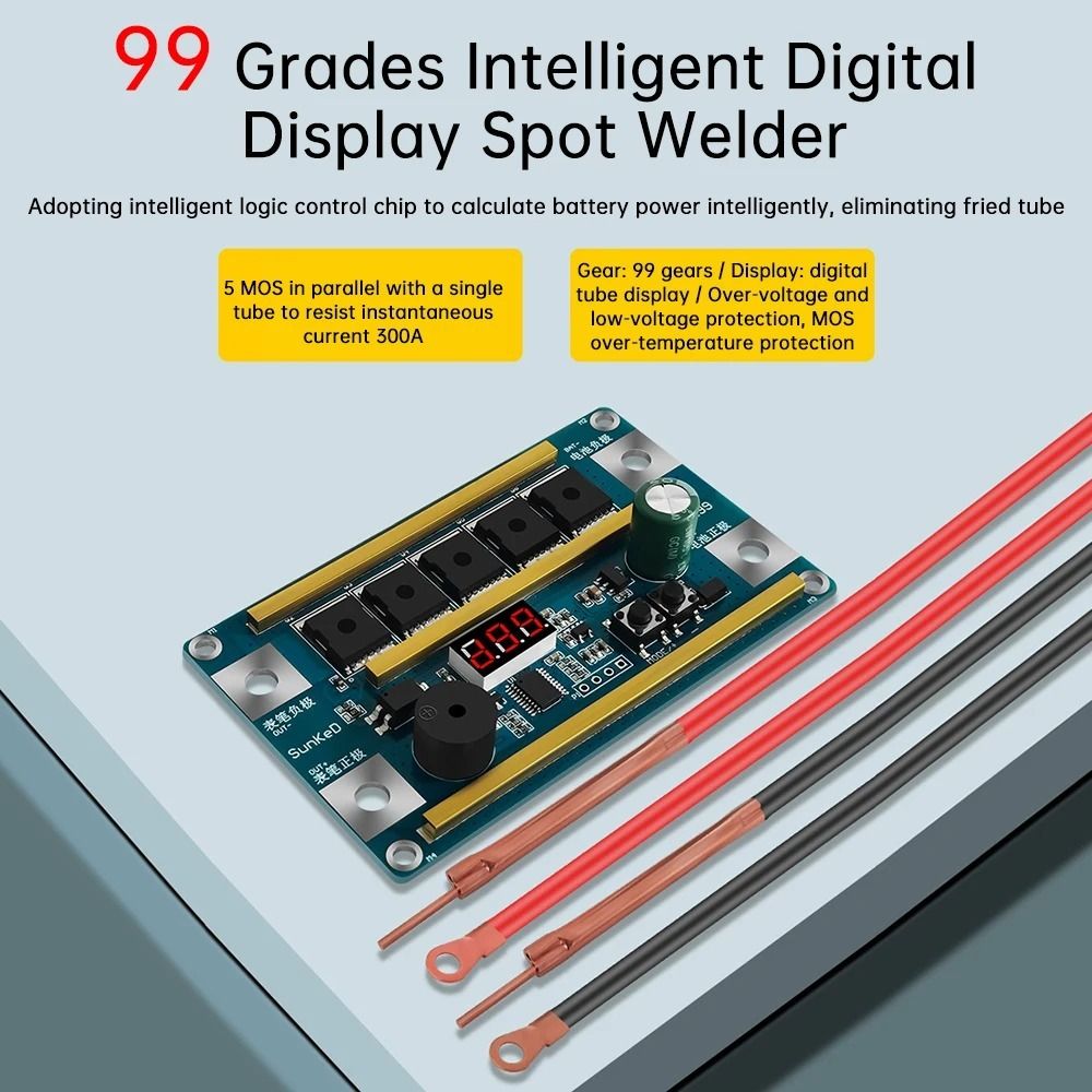 Portable 12V Spot Welder Digit - đánh giá và giá Diy Electronics Spot Welder