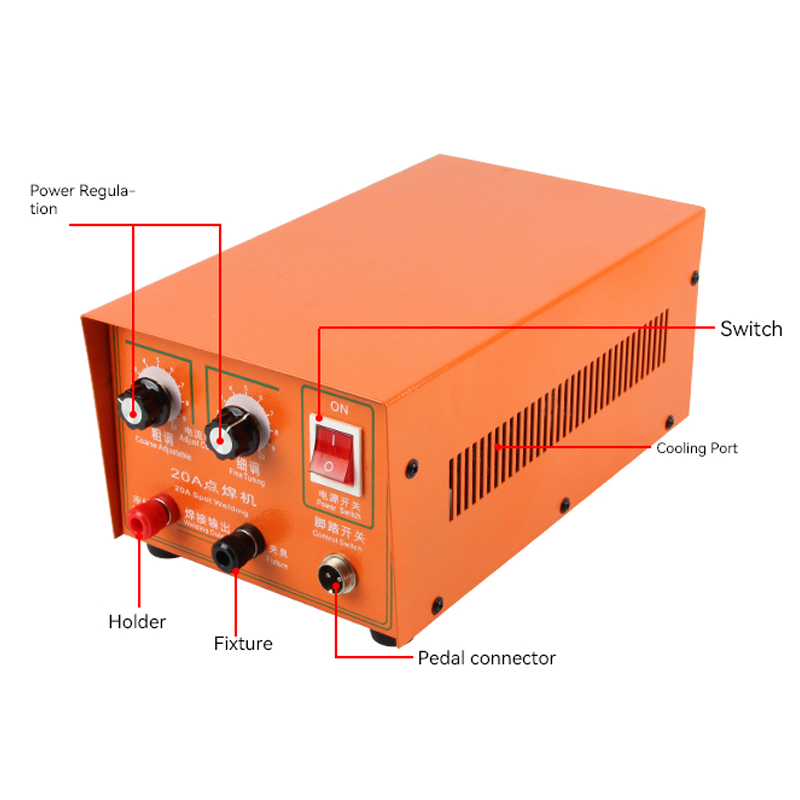 Jewelers 20A Spot Welder Gold  - đánh giá và giá Diy Electronics Spot Welder