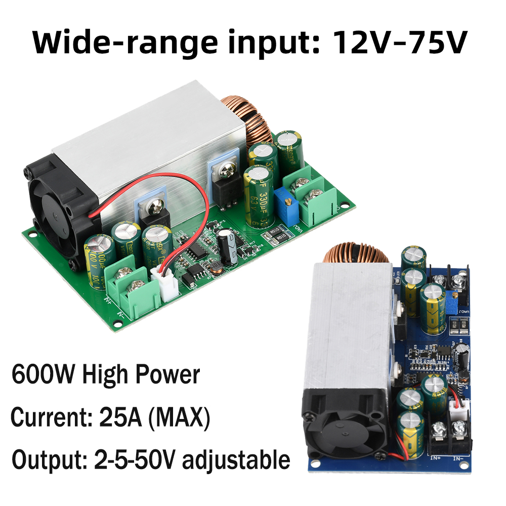 600W 25A Buck Converter DC-DC  - đánh giá và giá Diy Electronics Power Supply