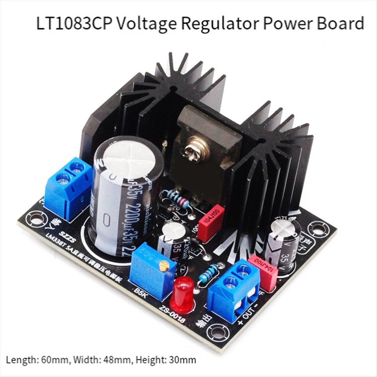 TCE Adjustable Linear Regulate - đánh giá và giá Diy Electronics Filament