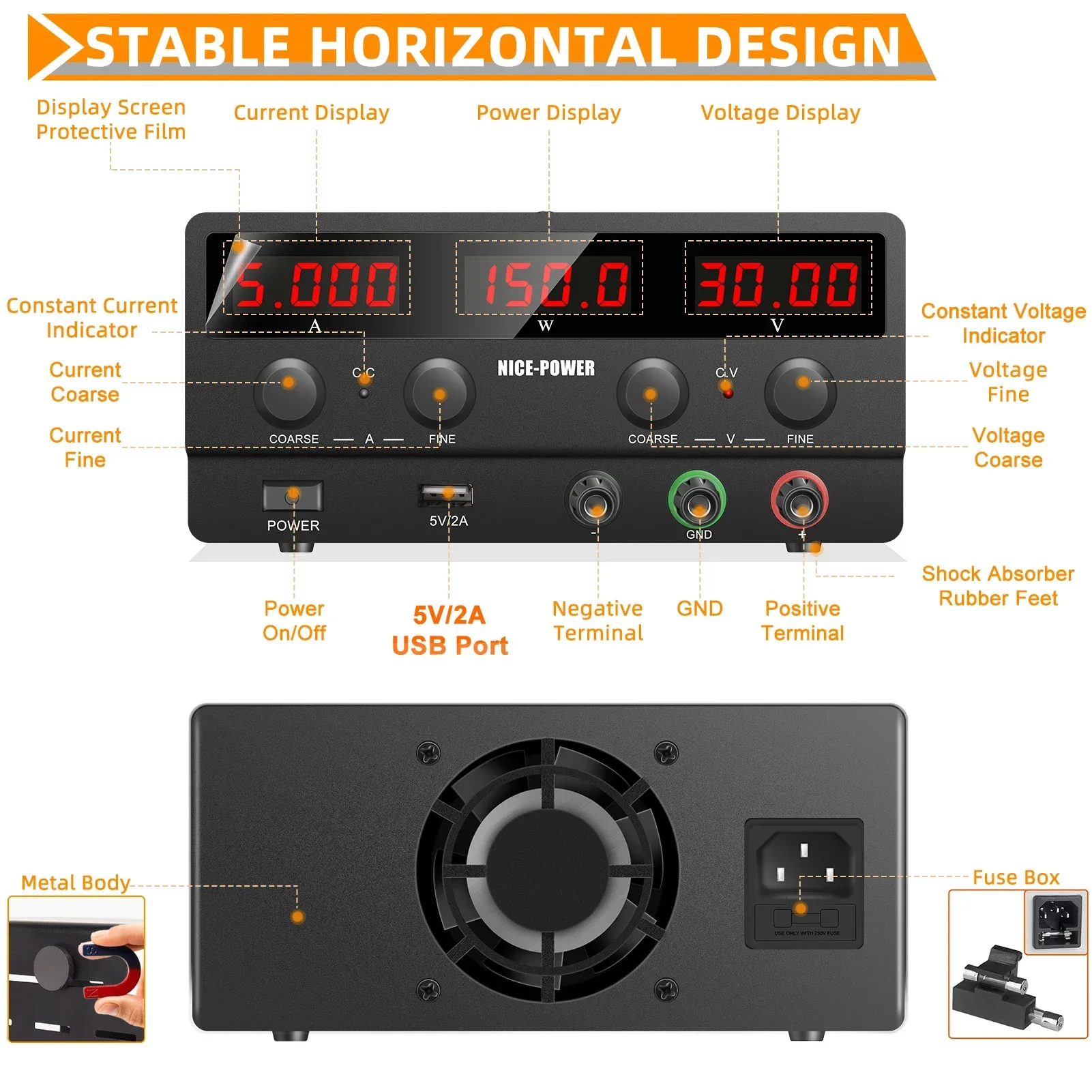 30V 5A 150W DC Power Supply NI - đánh giá và giá Dc Power Supply Variable