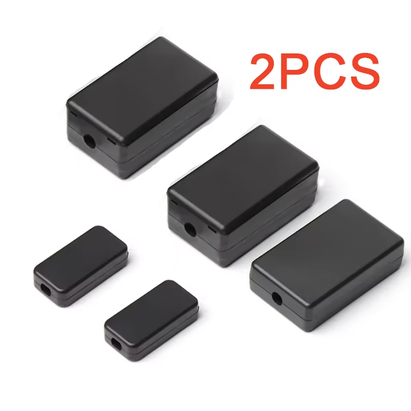 2PCS Plastic Waterproof Black  - đánh giá và giá Diy Waterproof Electronics