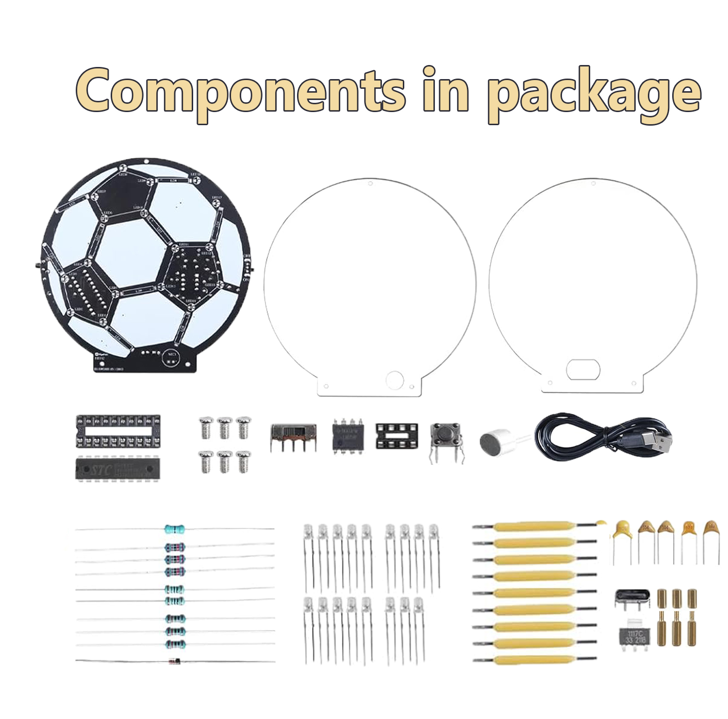 DIY Soccer Ball LED Soldering  - đánh giá và giá Diy Electronics Filament