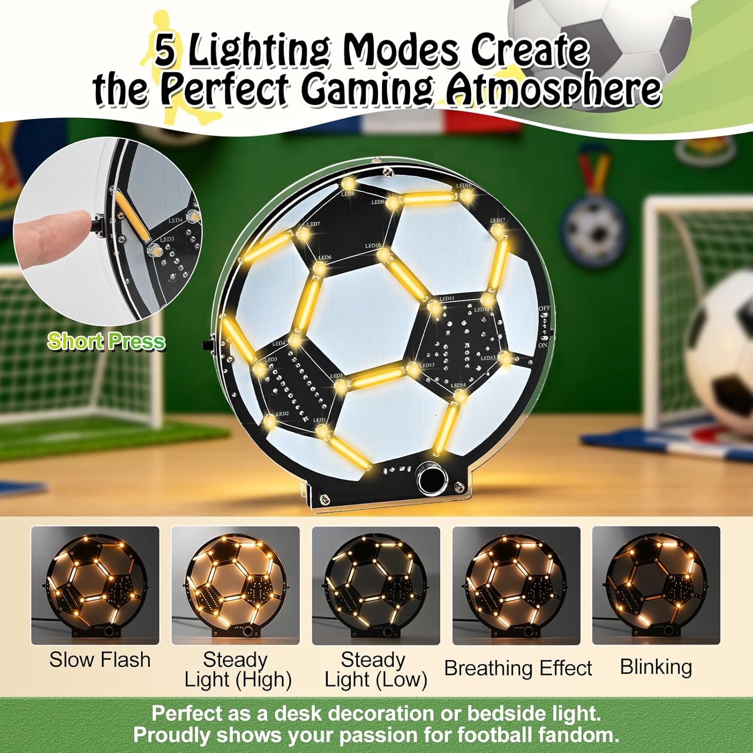 DIY Soccer Ball LED Soldering  - đánh giá và giá Diy Electronics Filament