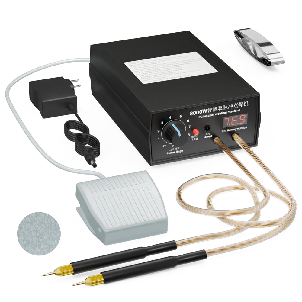 8000W Handheld Battery Spot We - đánh giá và giá Diy Electronics Spot Welder