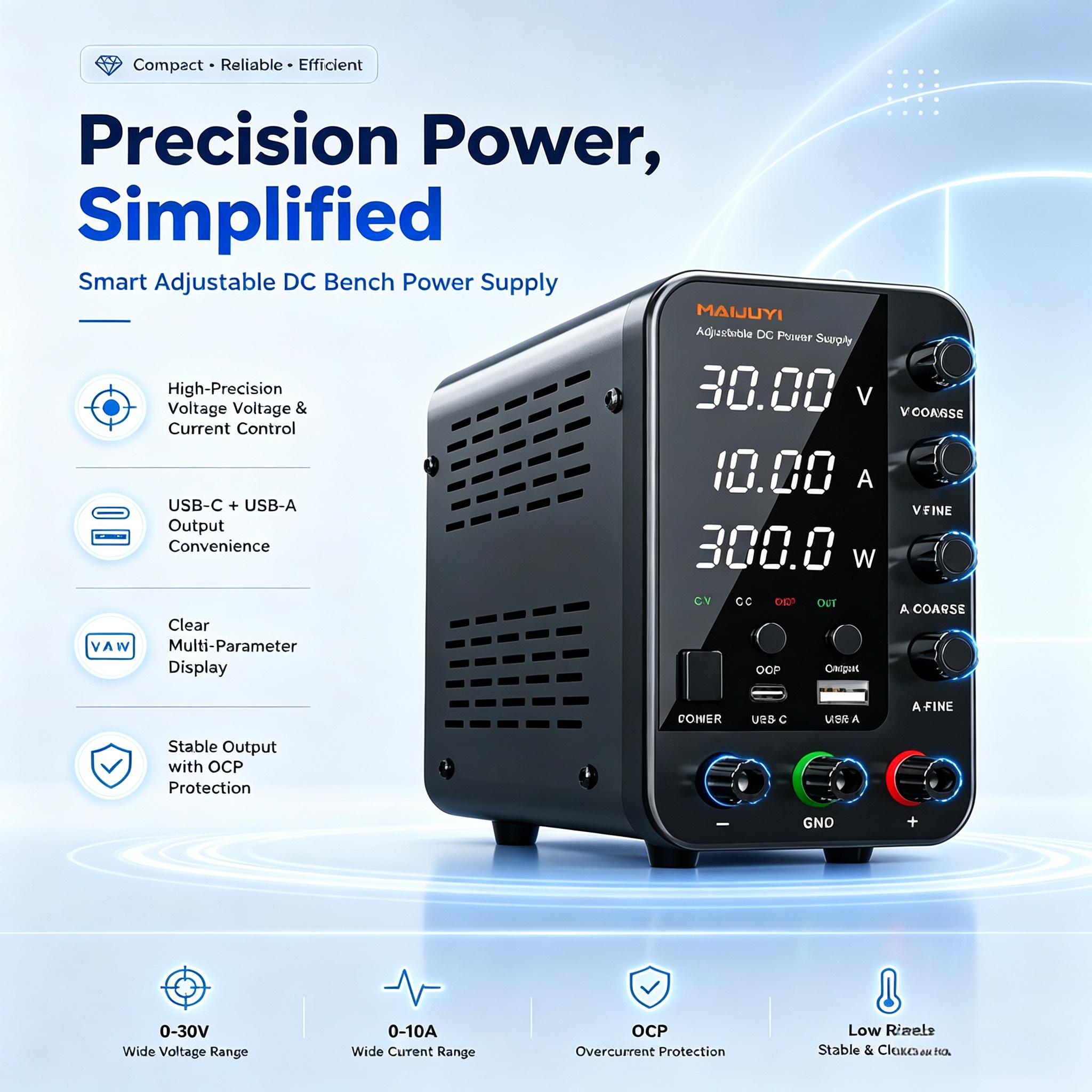 DC Power Supply Multi-spec 30V - đánh giá và giá Dc Power Supply Variable