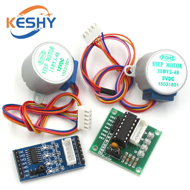 5V 4-Phase 28BYJ-48 DC Gear St - đánh giá và giá Stepper Motor 28Byj